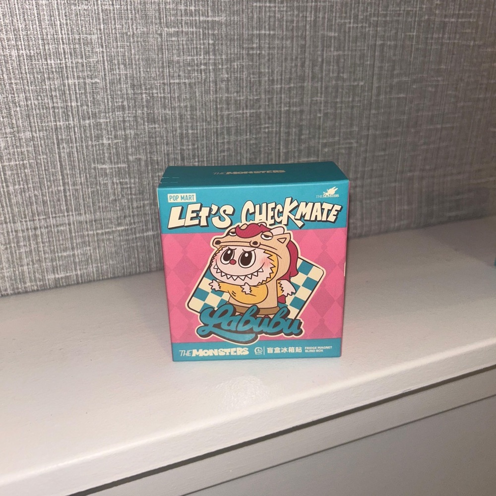 THE MONSTERS Let's Checkmate Labubu Fridge Magnet POP MART